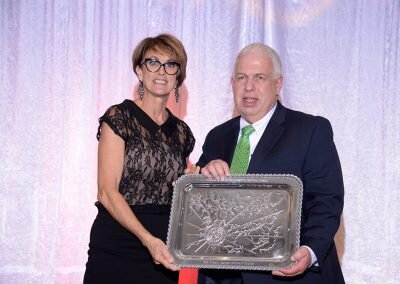 MDMO Partner of the Year -- Rich Gilbert, Maryland Office of Tourism pictured with Lisa Challenger of Worcester County Tourism