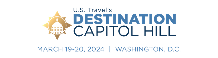 U.S. Travel's Destination Capitol Hill logo with dates March 19th and 20th